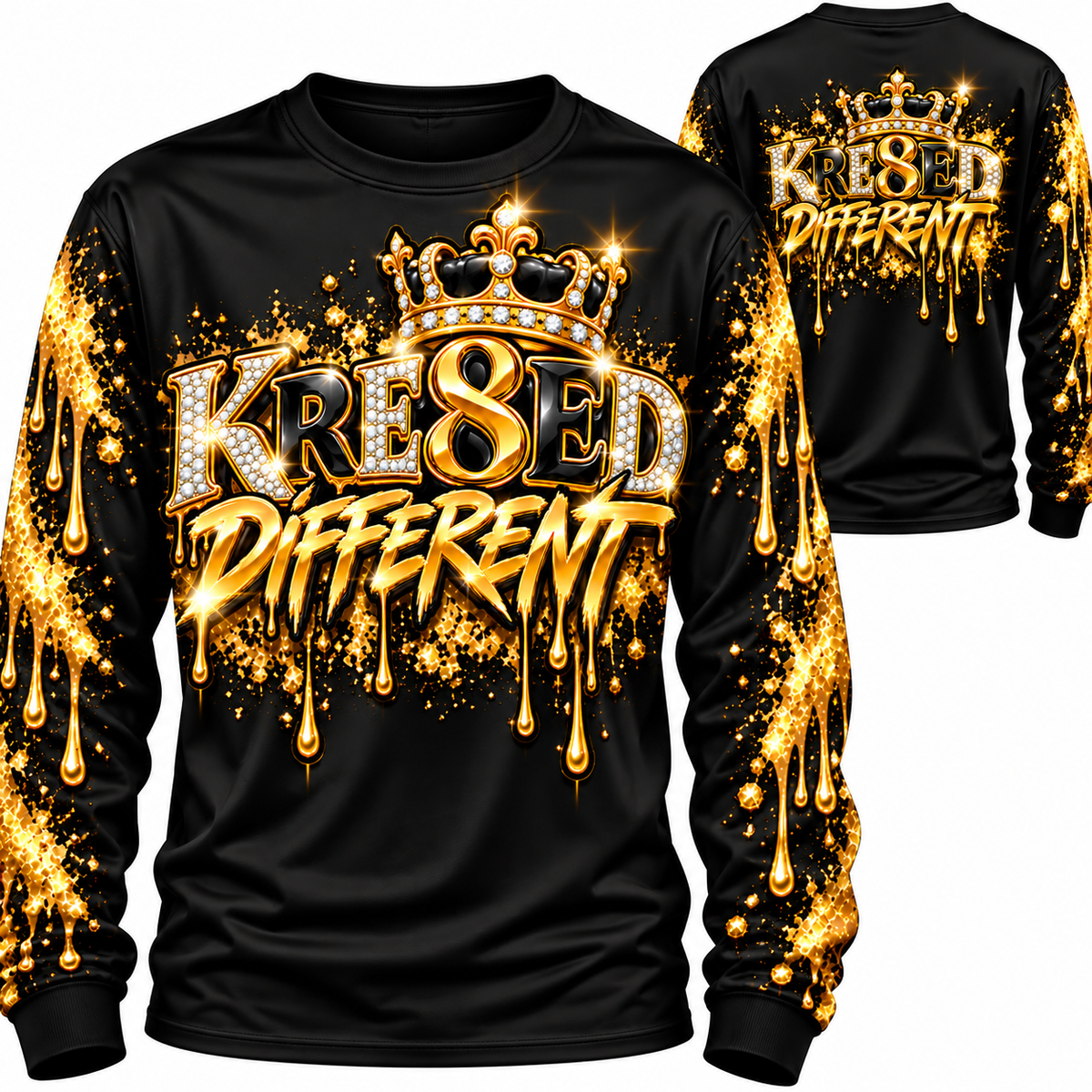 Kre8ed different Signature Long Sleeve T-shirt