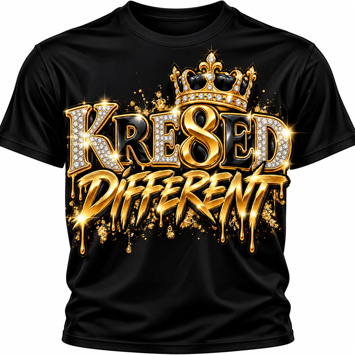 Kre8et Different Signature Short Sleeve T-shirt