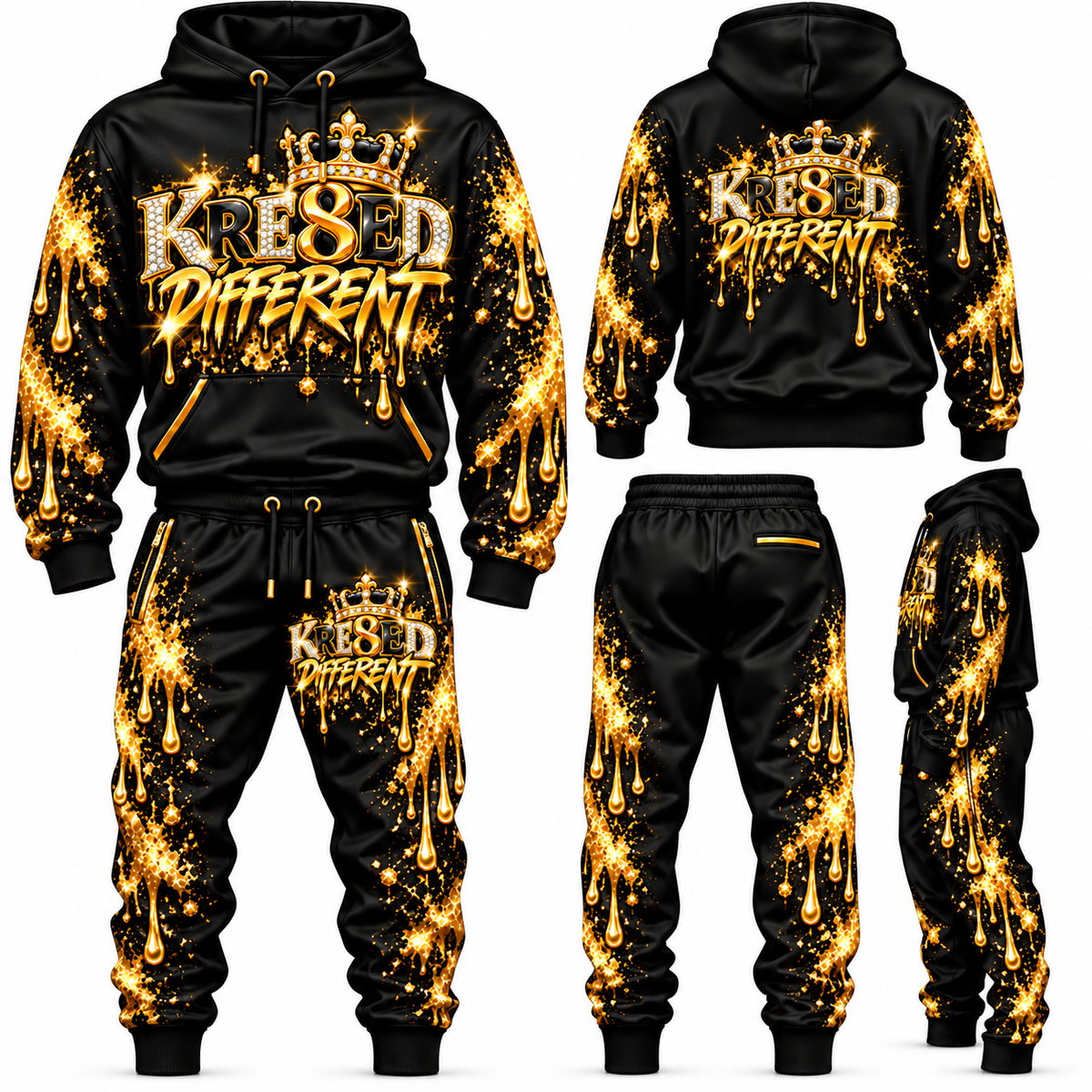 Kr8ed Different signature Full Sweatsuit